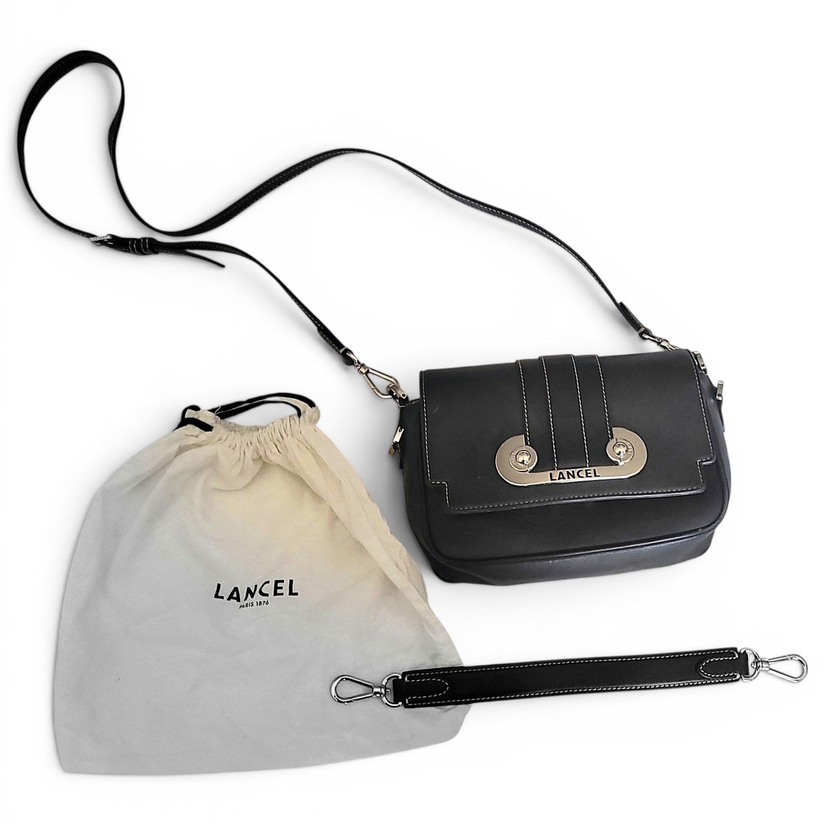 Leather crossbody bag