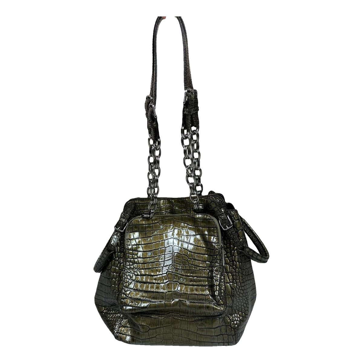 DG Daily patent leather tote