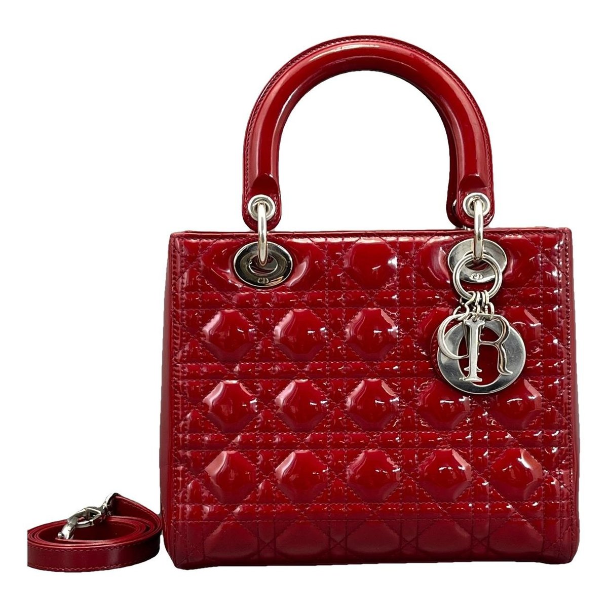 Lady Dior leather handbag
