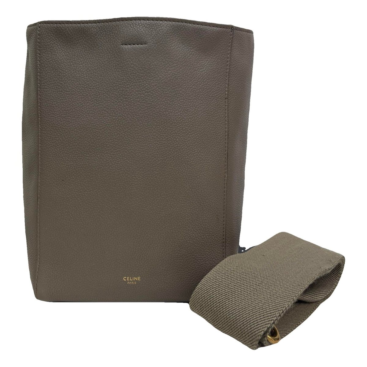 Seau Sangle leather handbag