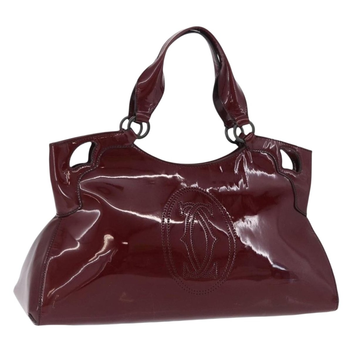 Marcello patent leather handbag