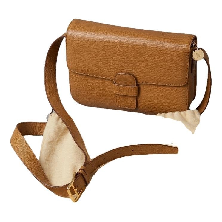 Classic leather crossbody bag