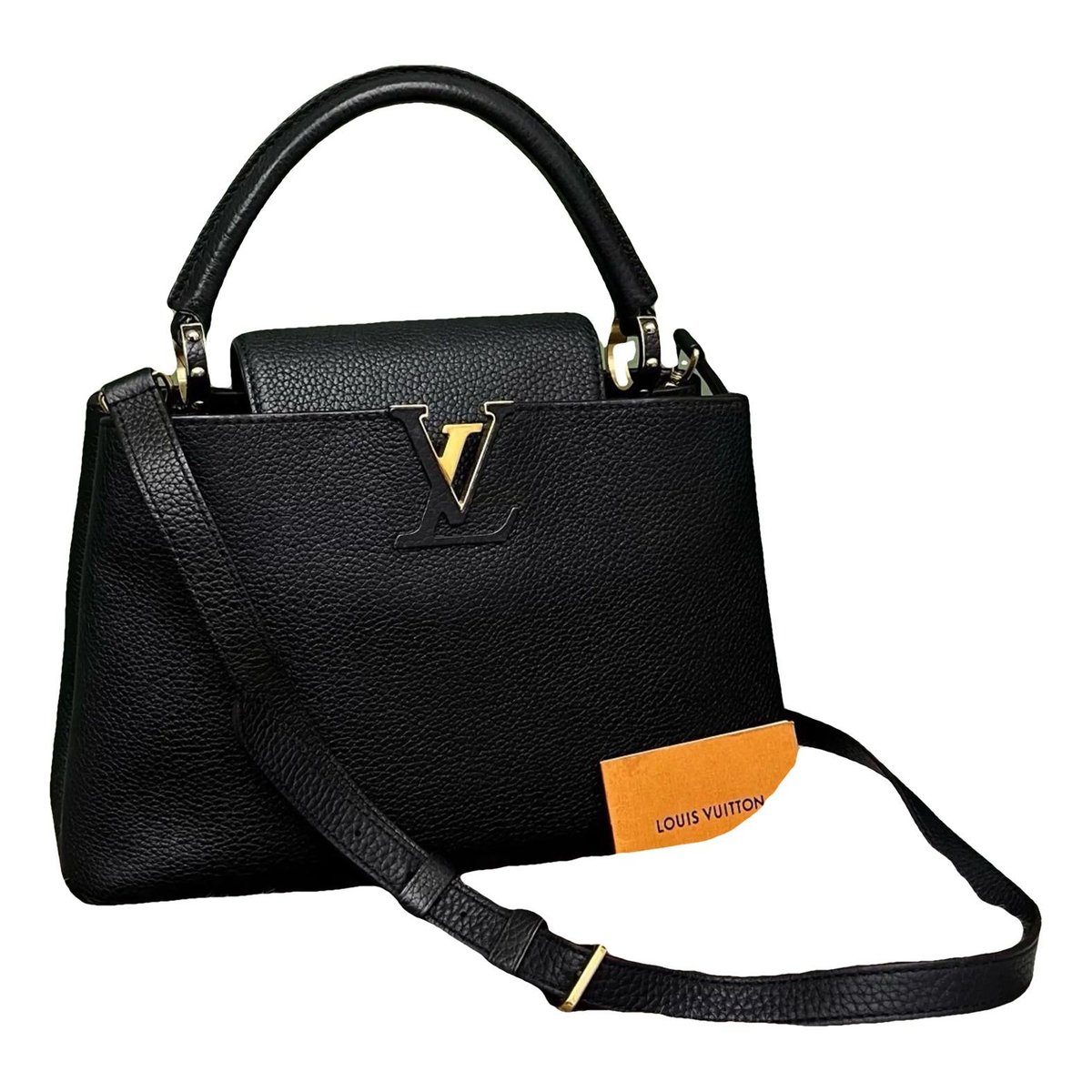 Capucines leather handbag