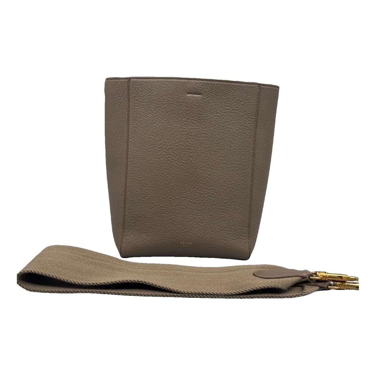 Seau Sangle leather handbag
