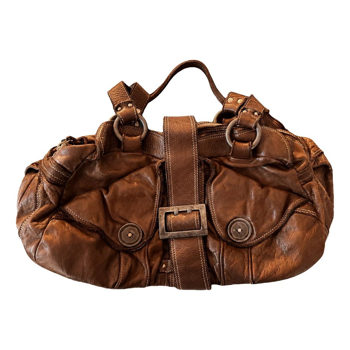 Leather handbag