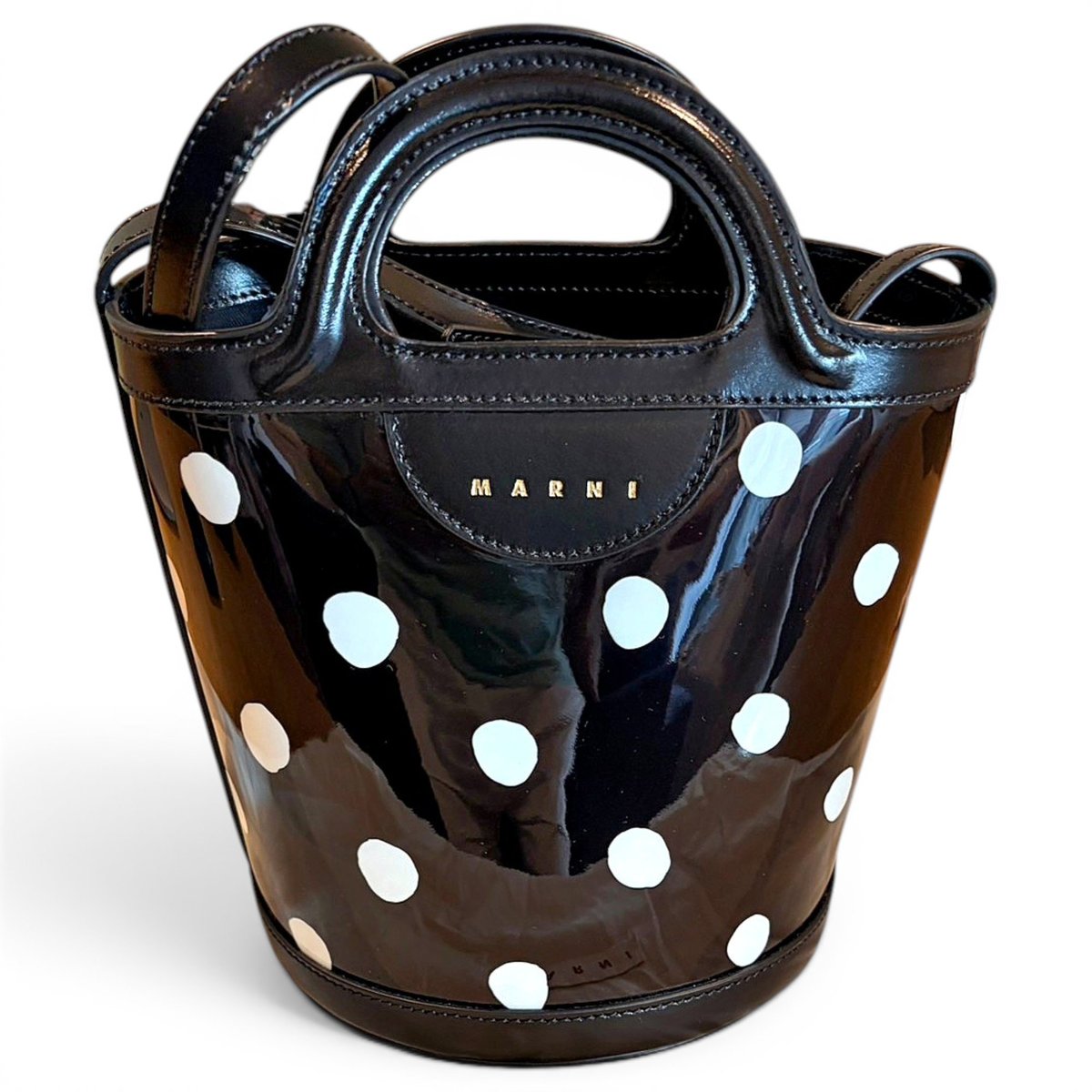 Tropicalia leather handbag