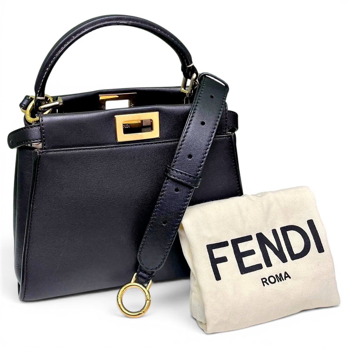 Peekaboo Essentially leather handbag