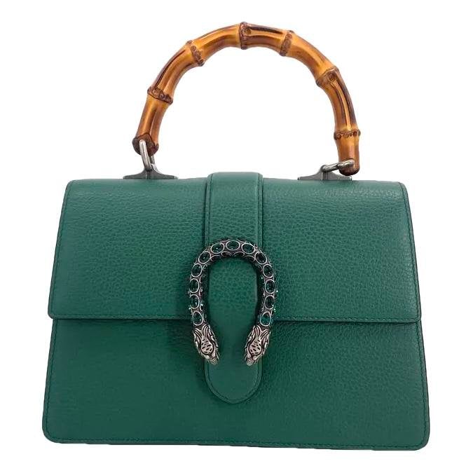 Dionysus Bamboo leather handbag