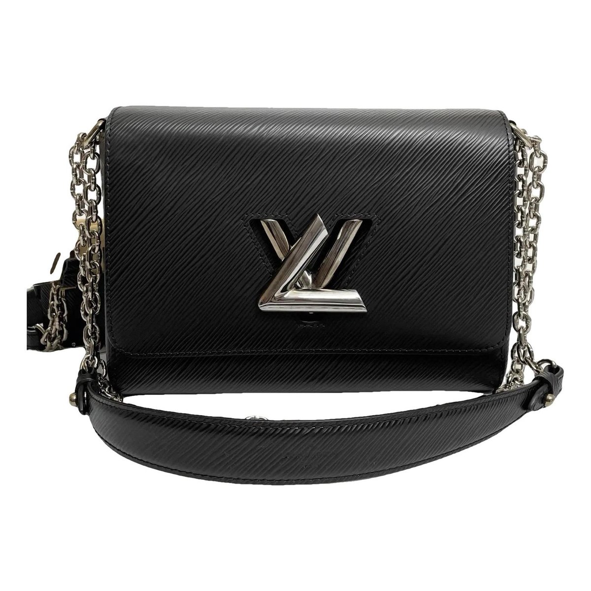 Twist leather handbag