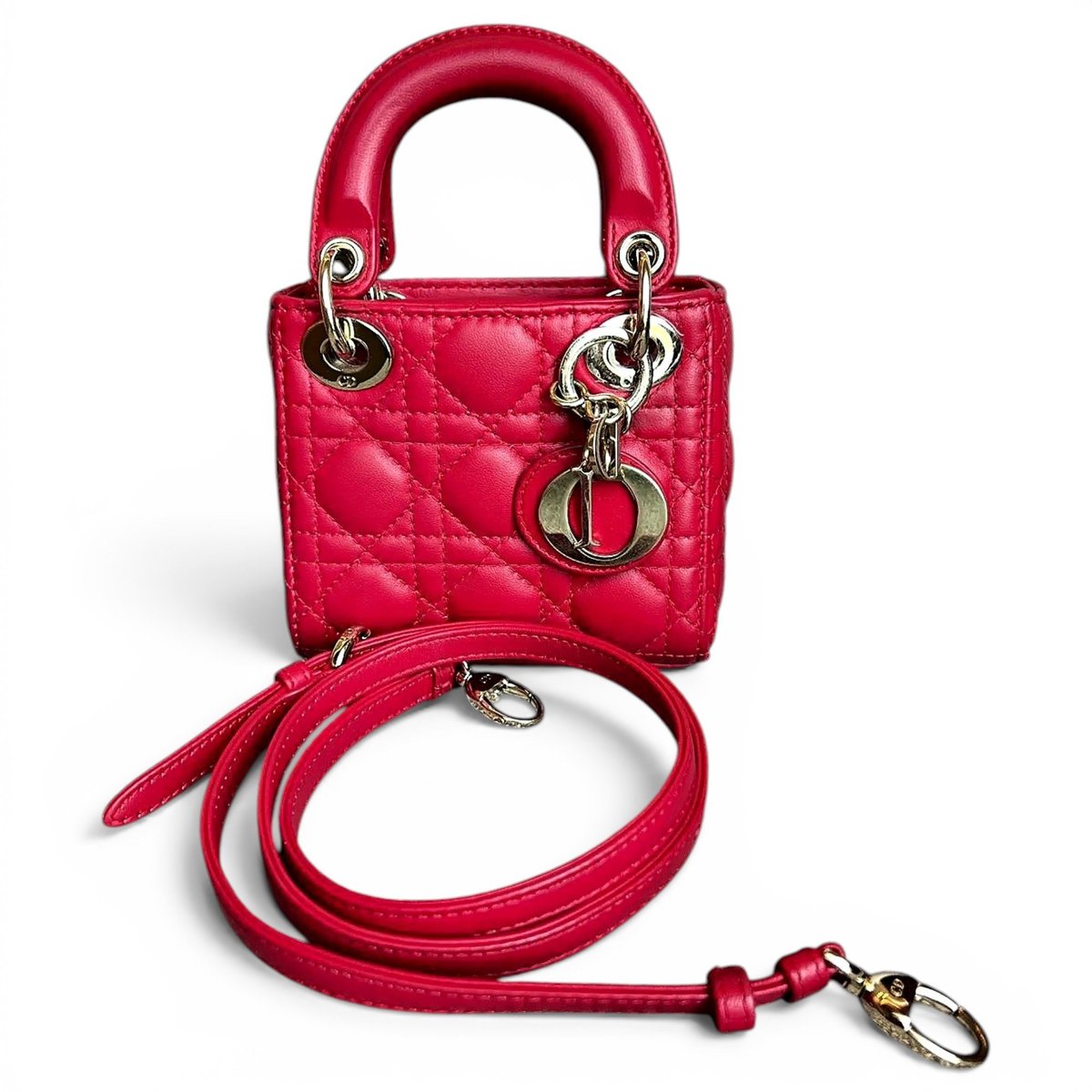 Lady Dior leather handbag
