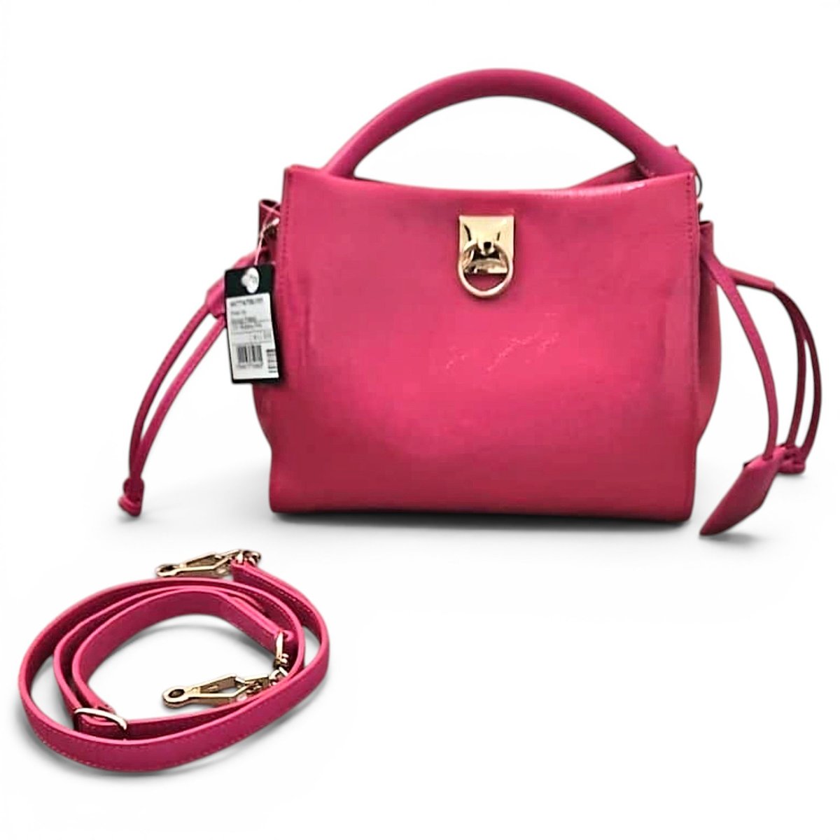 Iris patent leather handbag