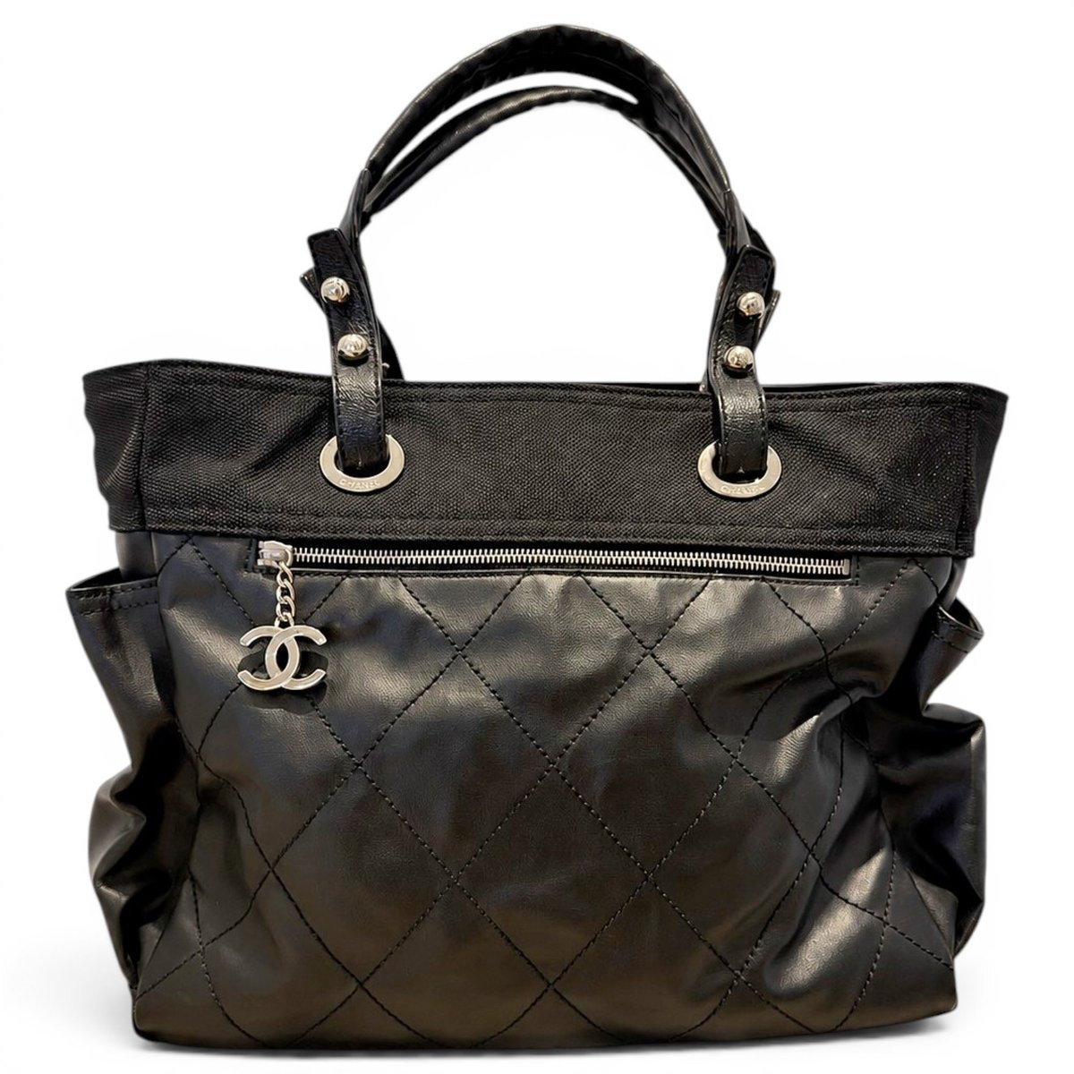 Paris-Biarritz leather tote