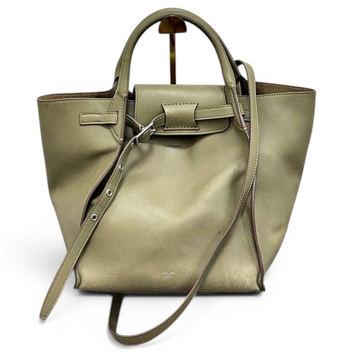Big Bag leather handbag