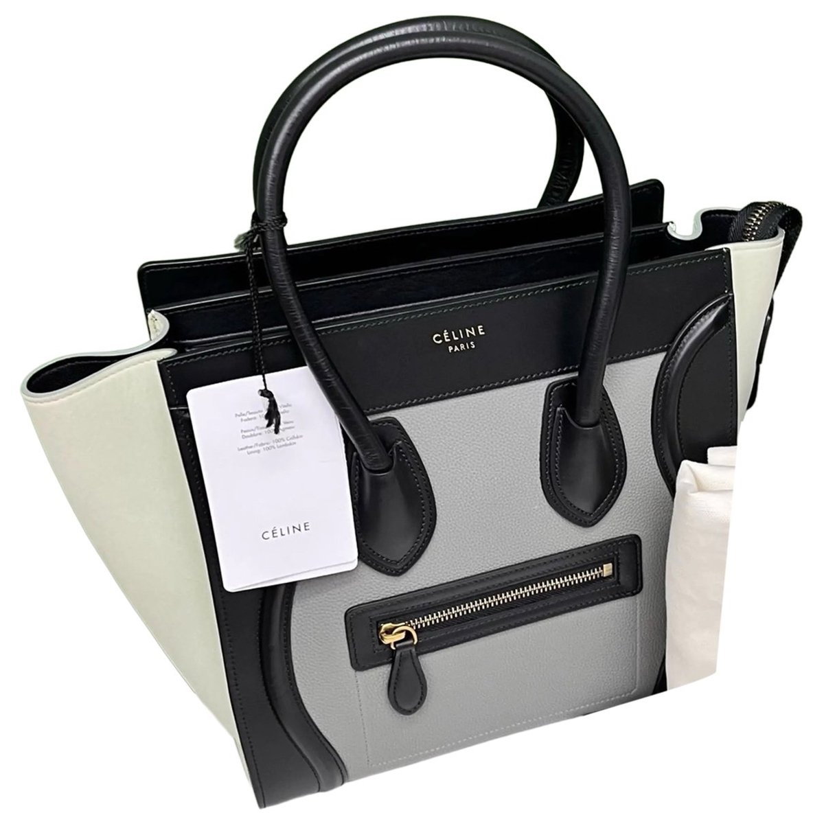 Luggage leather handbag
