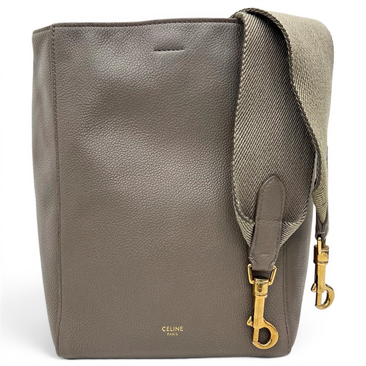 Seau Sangle leather tote