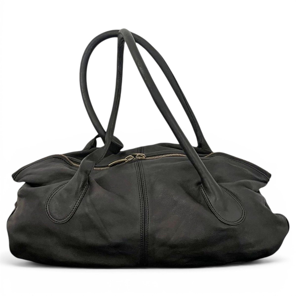 Rock leather crossbody bag