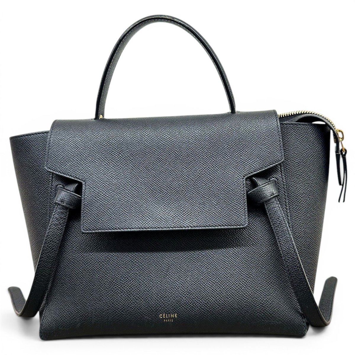 Belt leather handbag