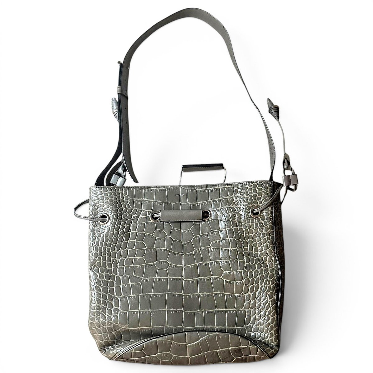 Huit leather crossbody bag