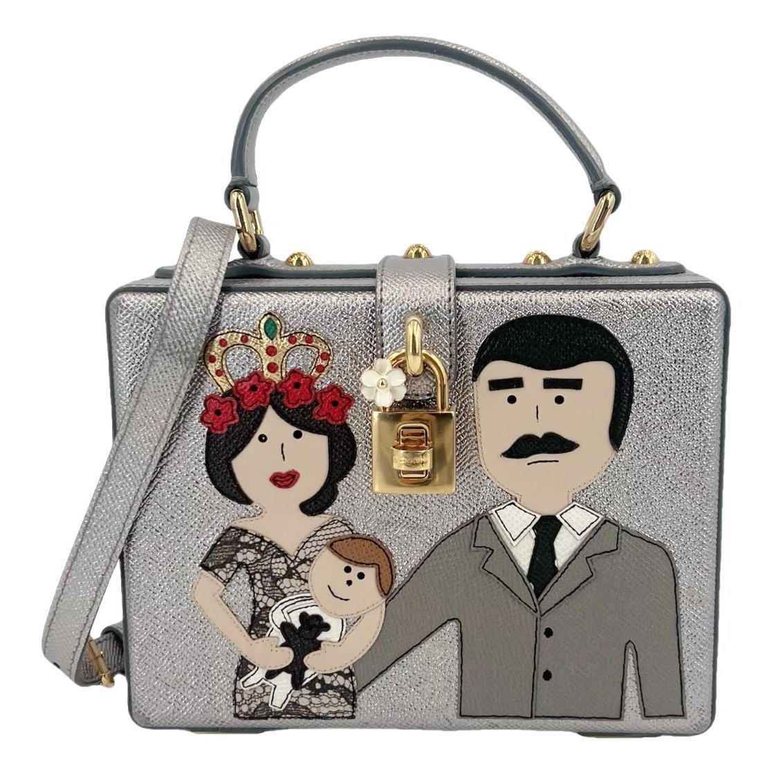 Dolce Box leather handbag