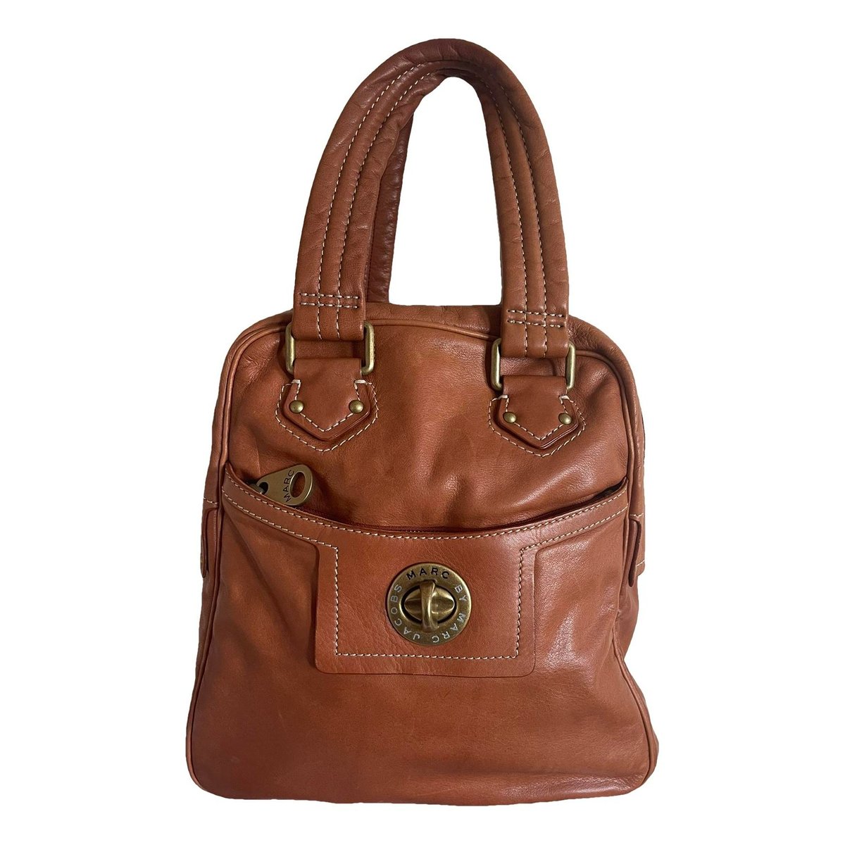 Leather tote