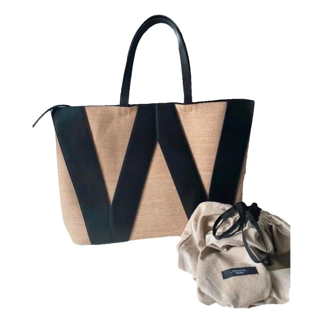 Leather tote