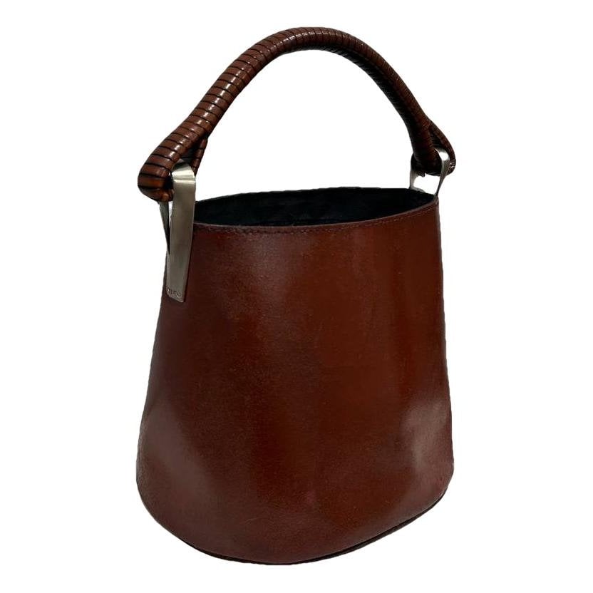Pagodon leather handbag