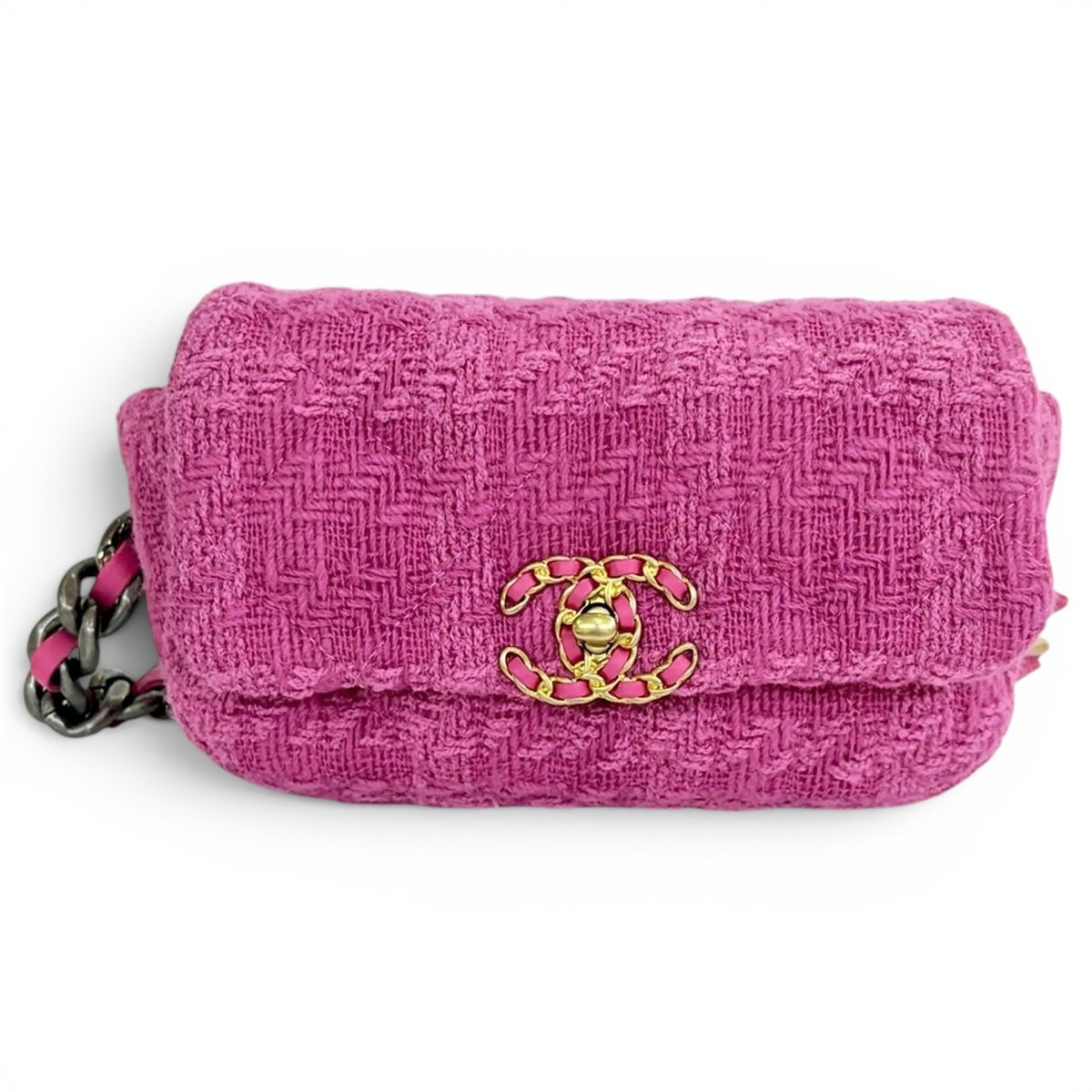 Chanel 19 tweed crossbody bag