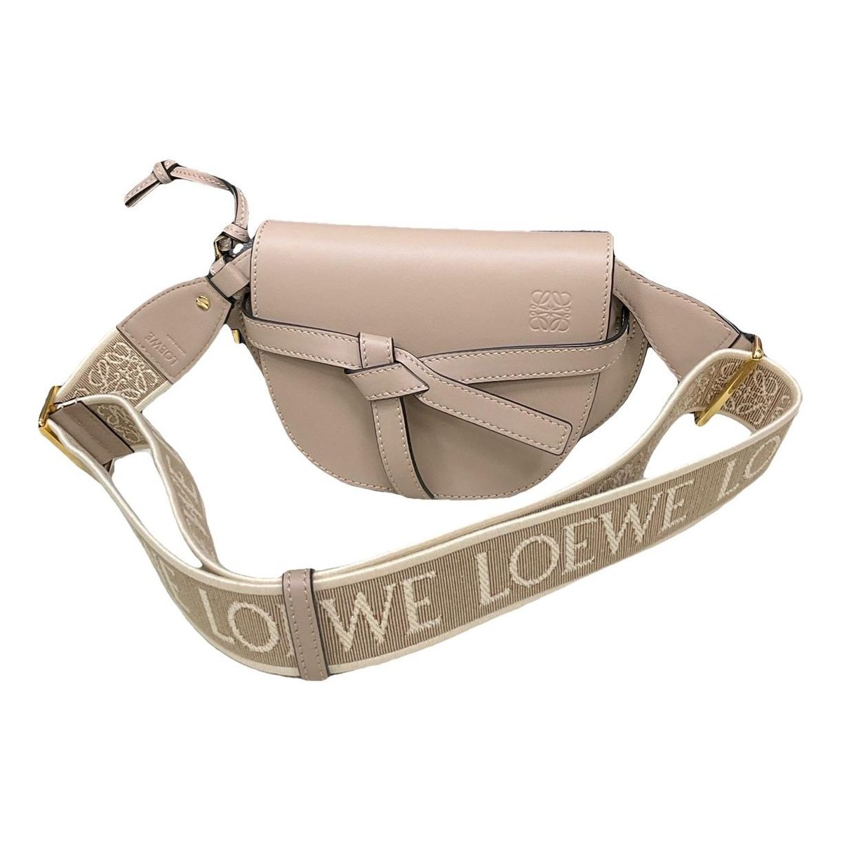 Gate leather crossbody bag