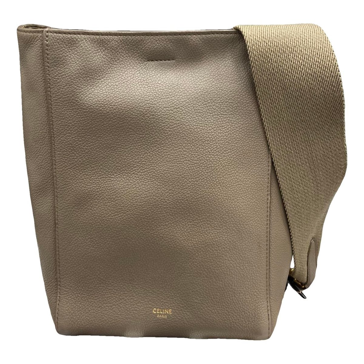 Seau Sangle leather handbag