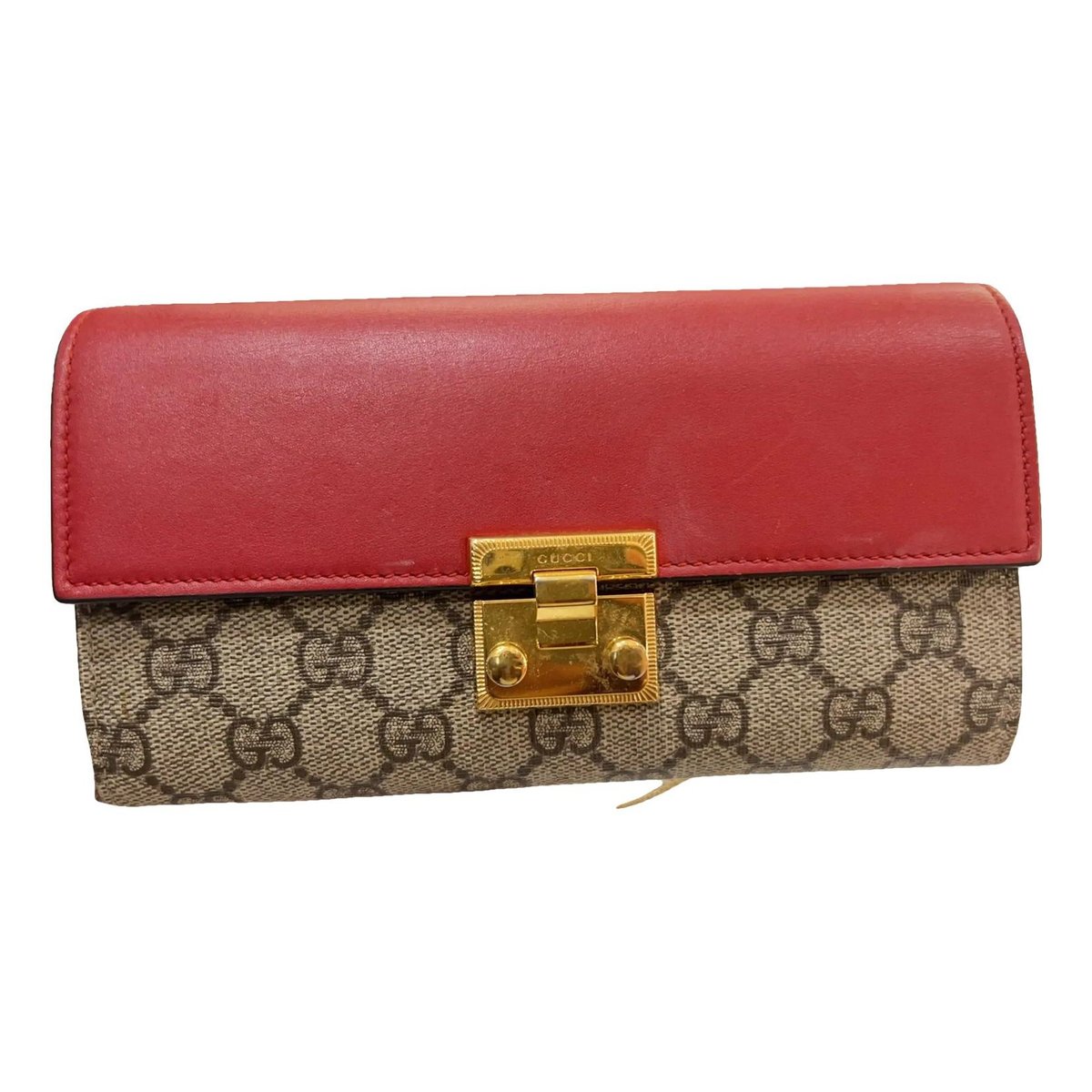 Padlock leather handbag