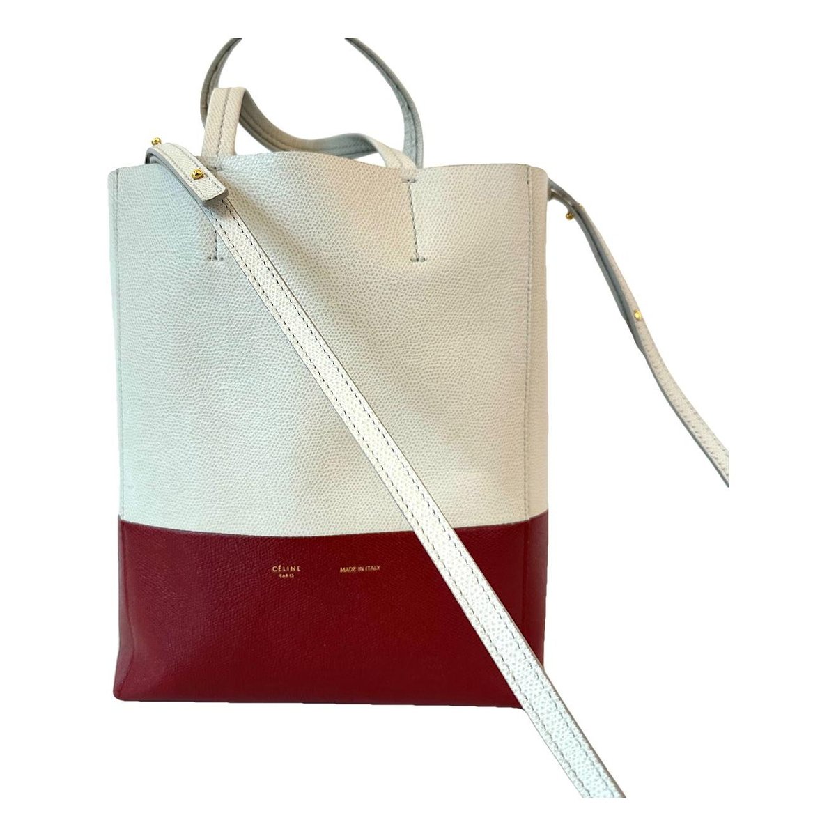 Cabas leather tote