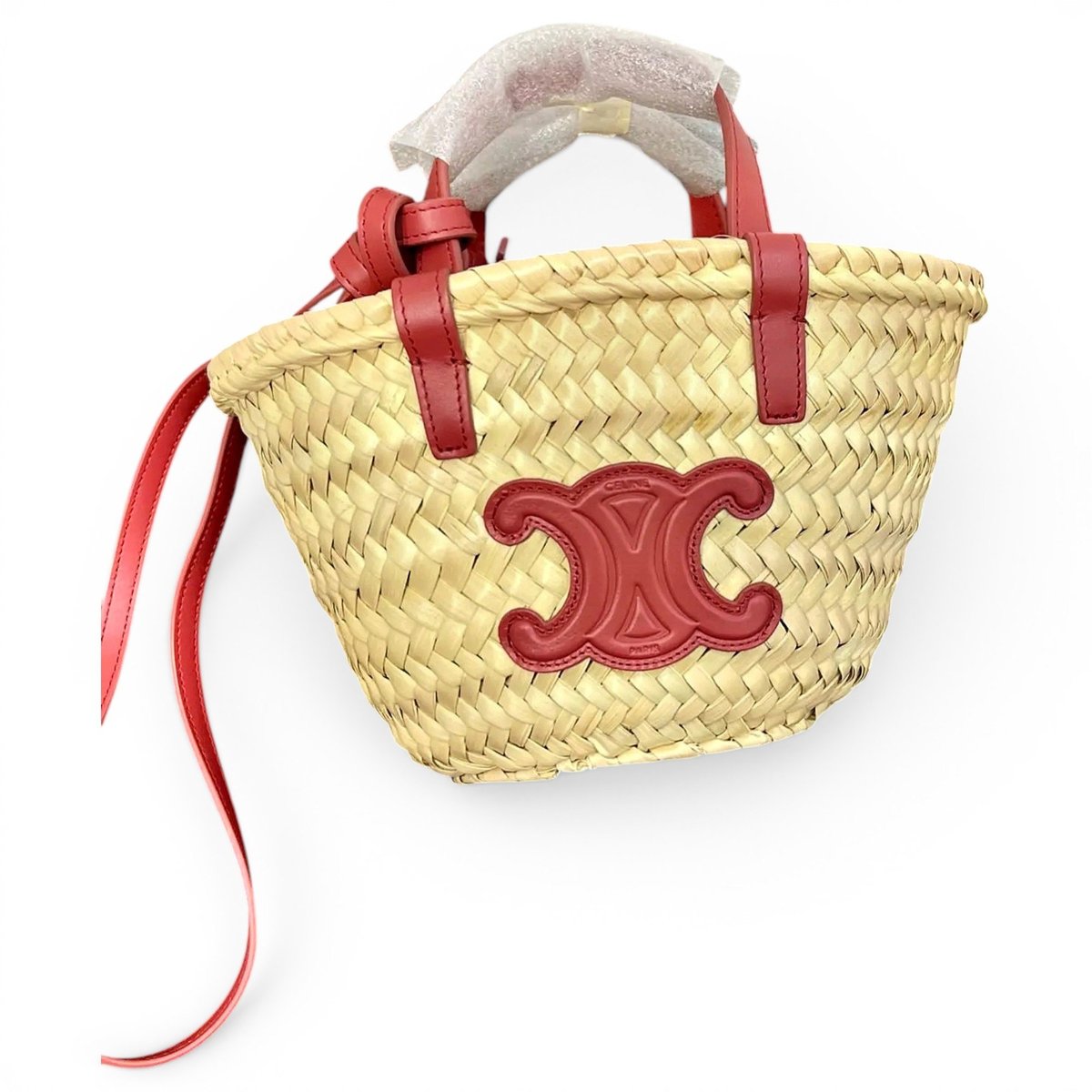 Triomphe glitter handbag