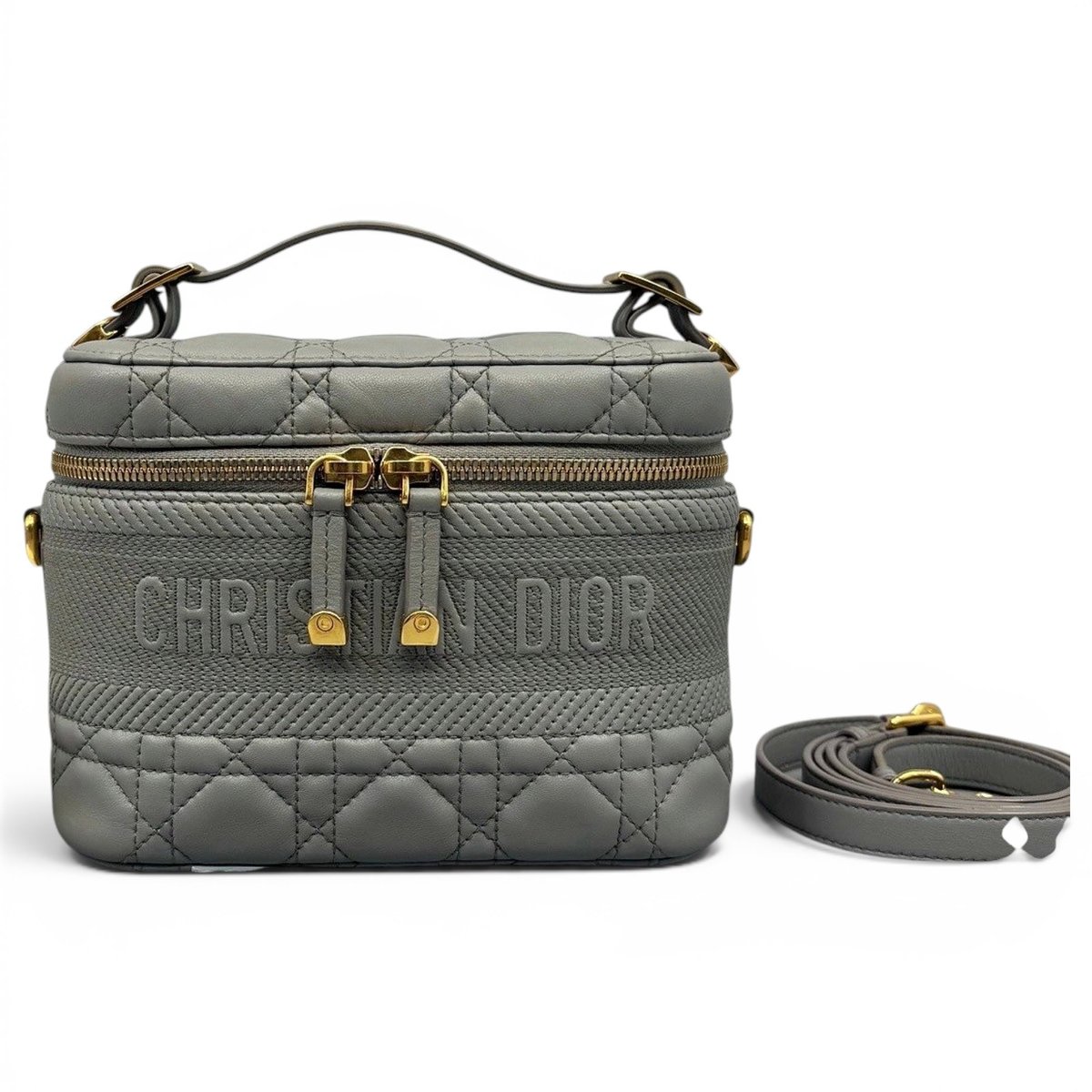Vanity lady dior leather handbag