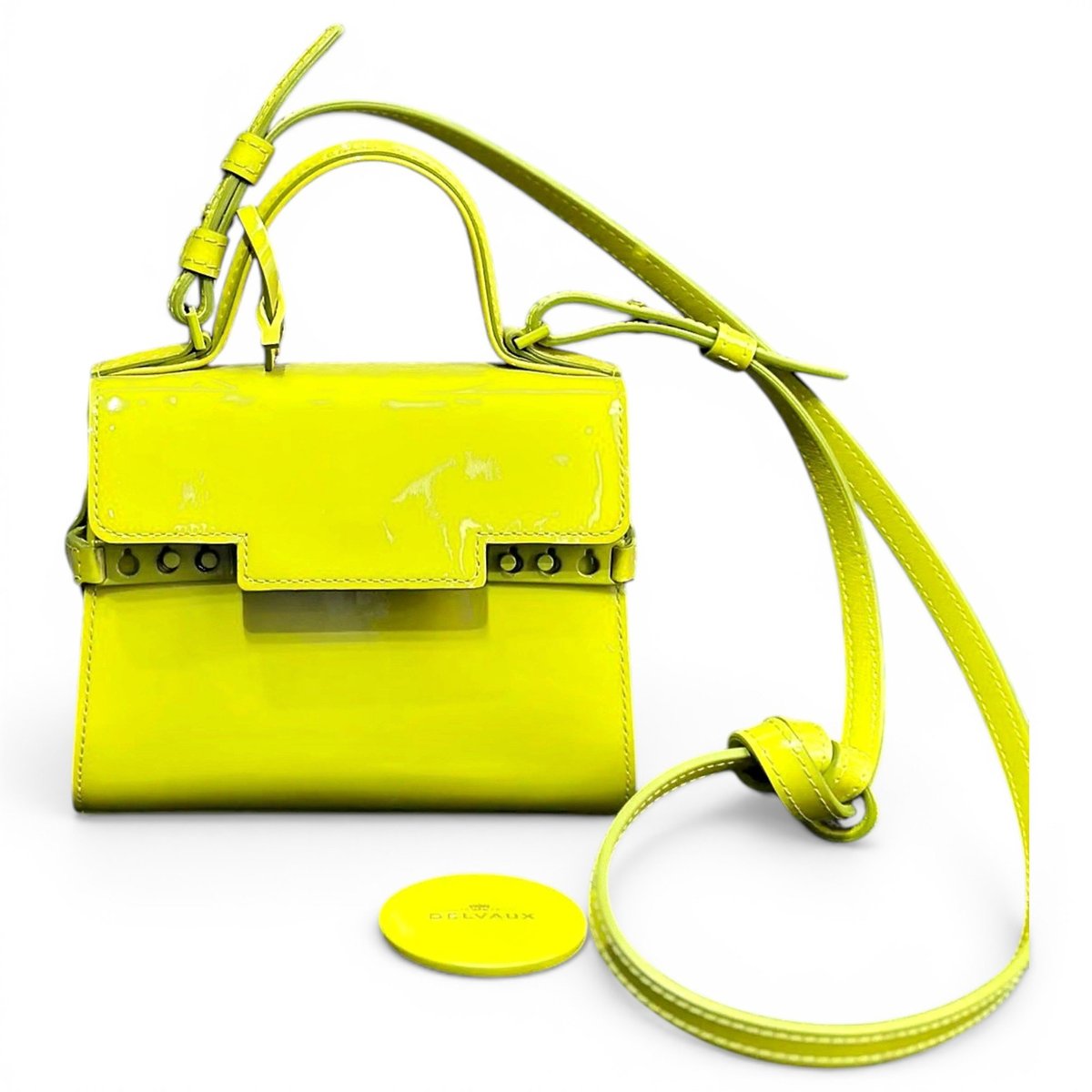 Tempête patent leather crossbody bag