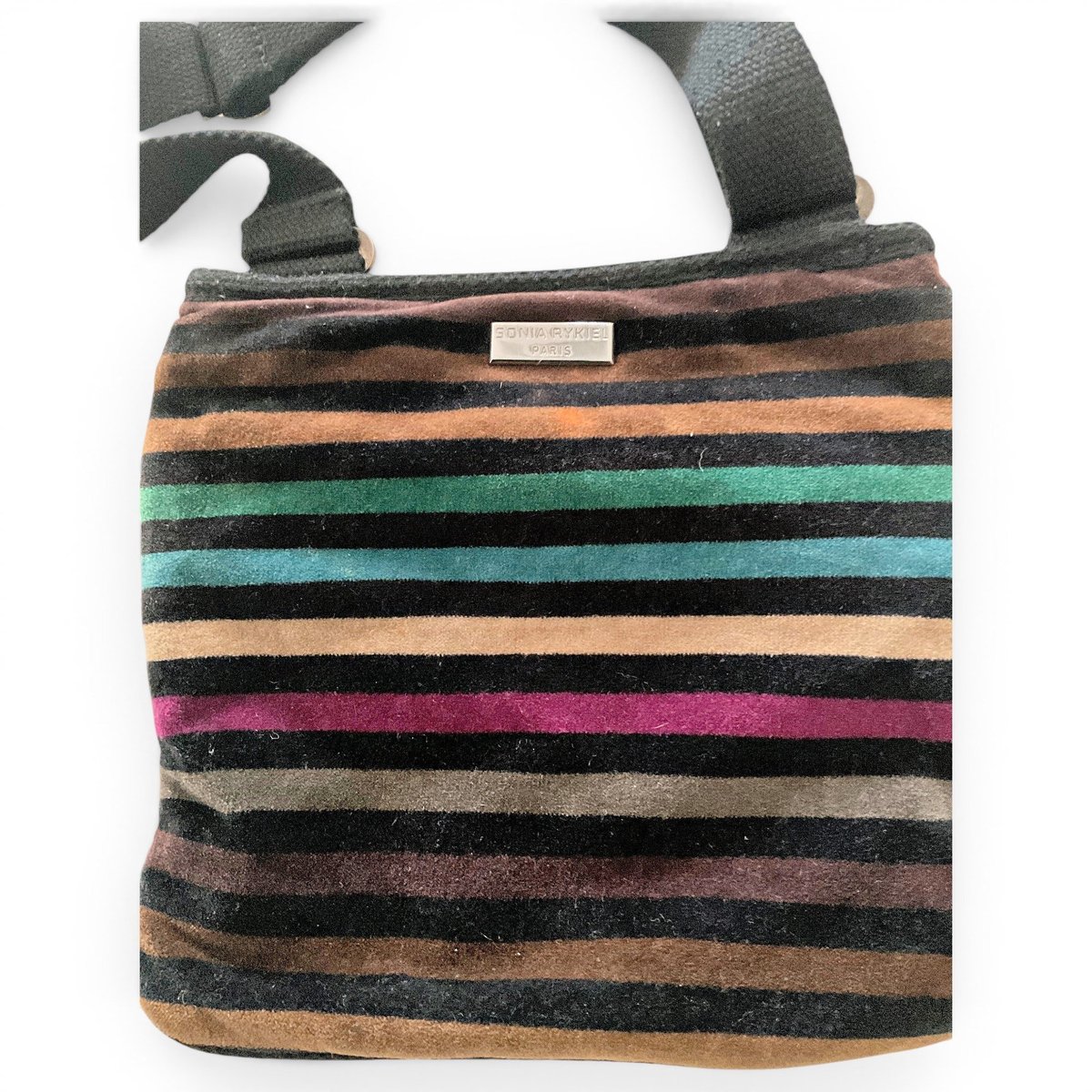 Velvet crossbody bag