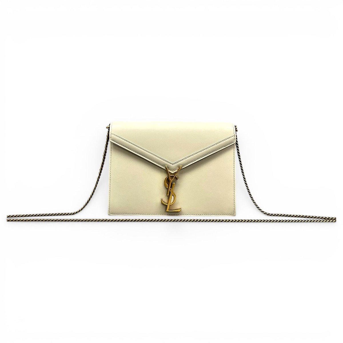 Envelope leather crossbody bag