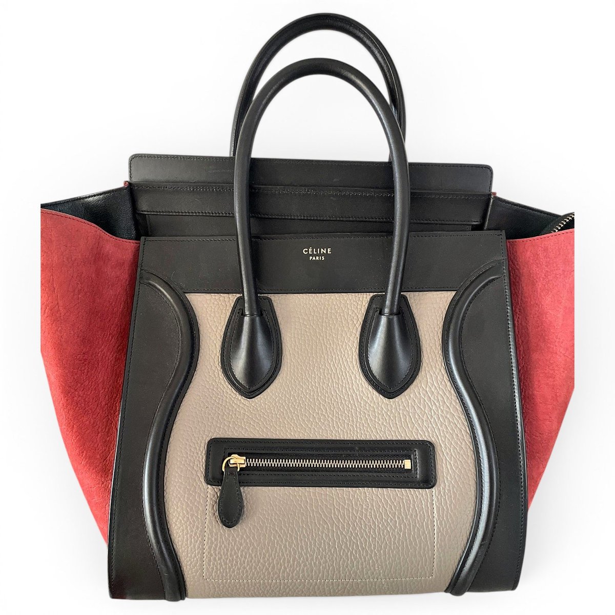 Luggage leather handbag