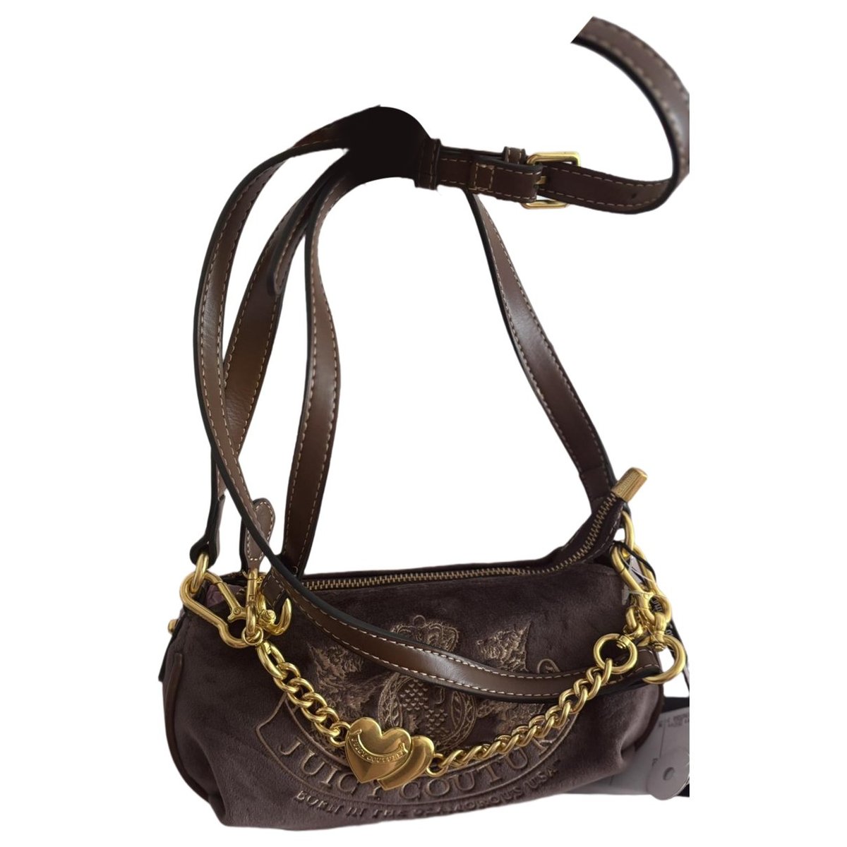 Velvet handbag