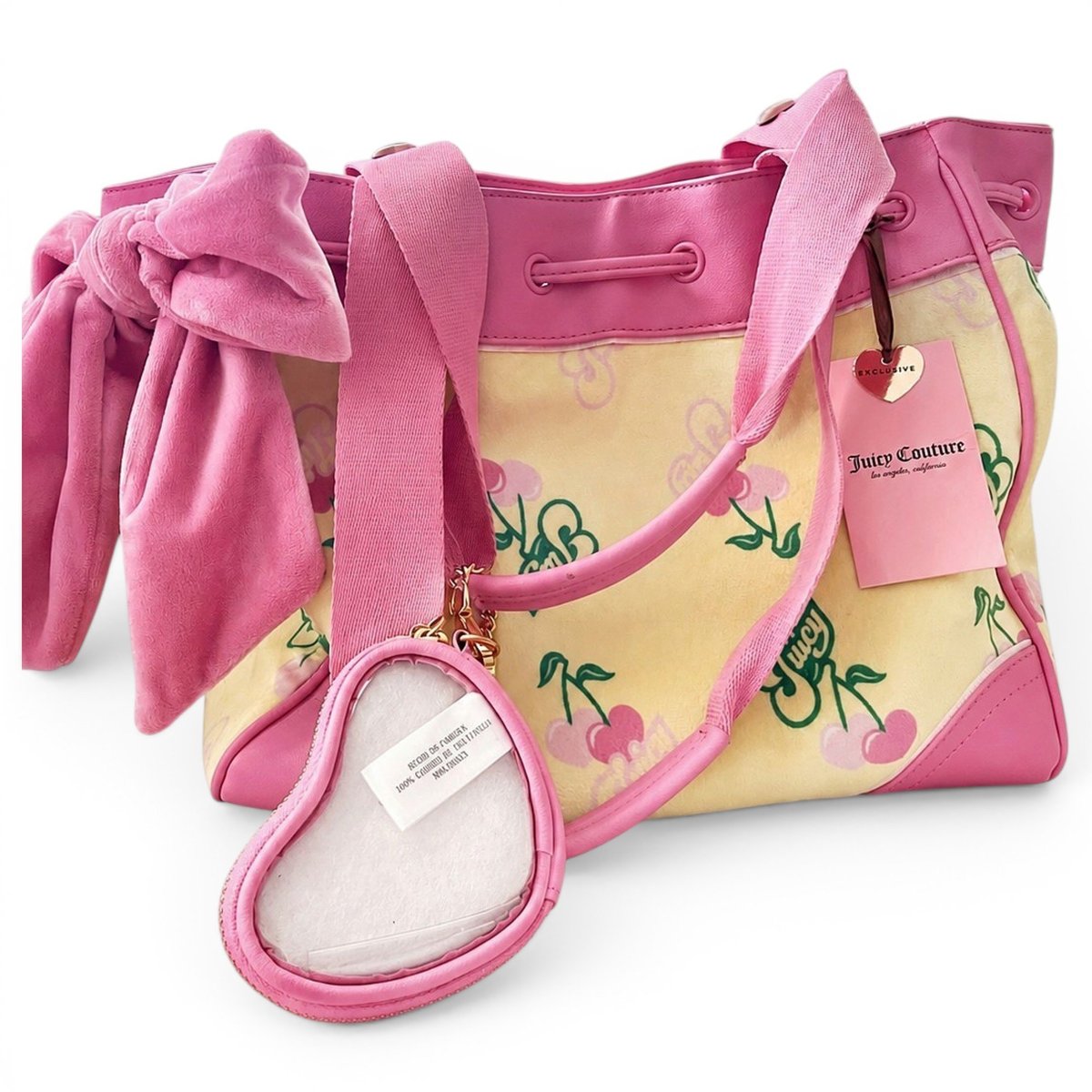 Velvet handbag