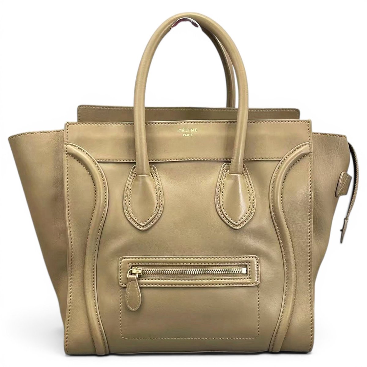 Luggage leather handbag