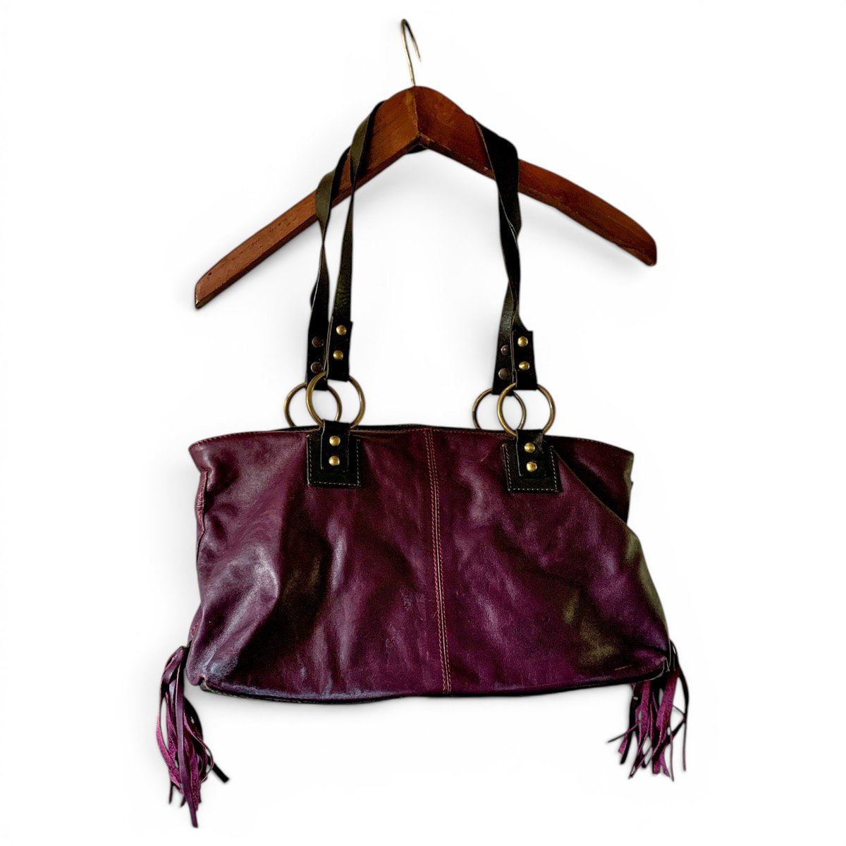 Leather handbag