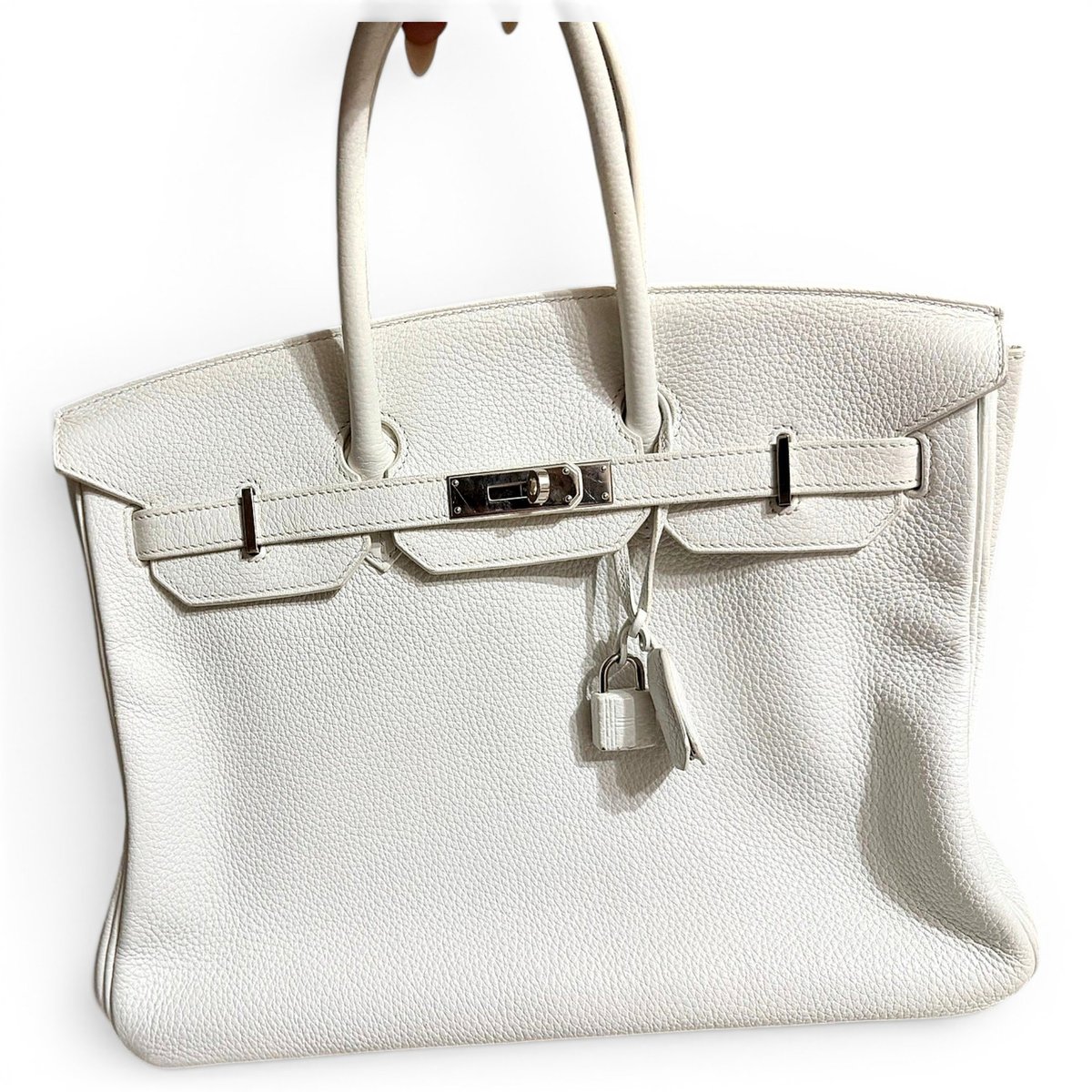 Birkin 35 leather handbag
