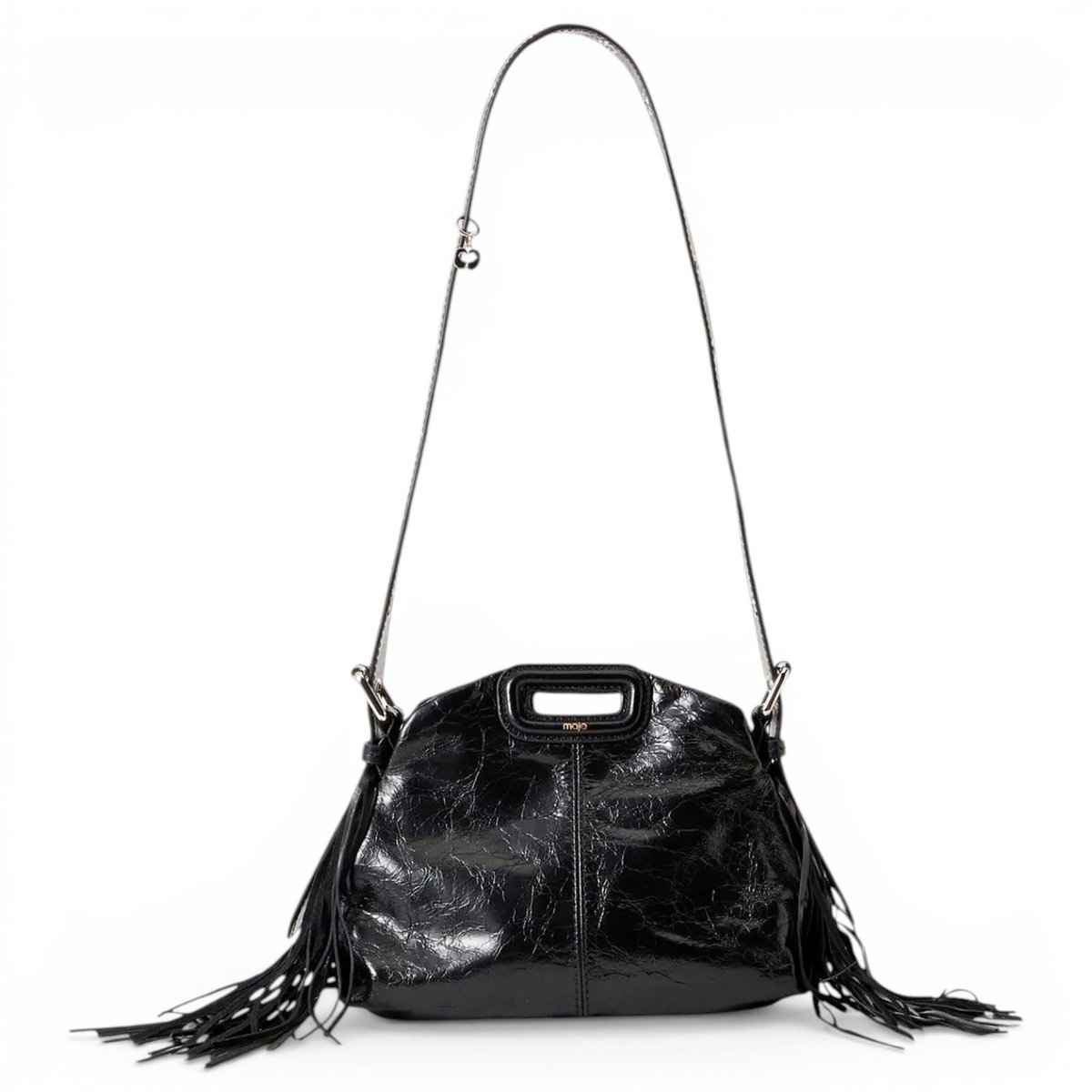 Sac M leather crossbody bag