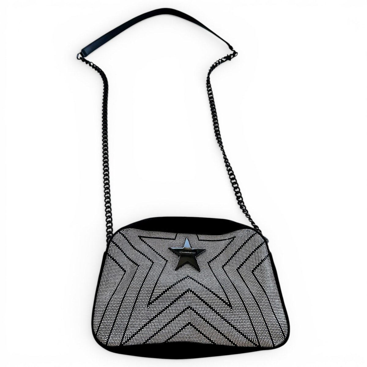 Stella Star velvet handbag