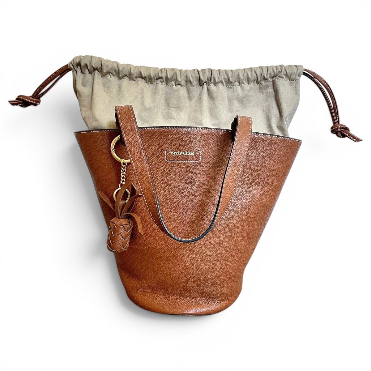 Leather handbag