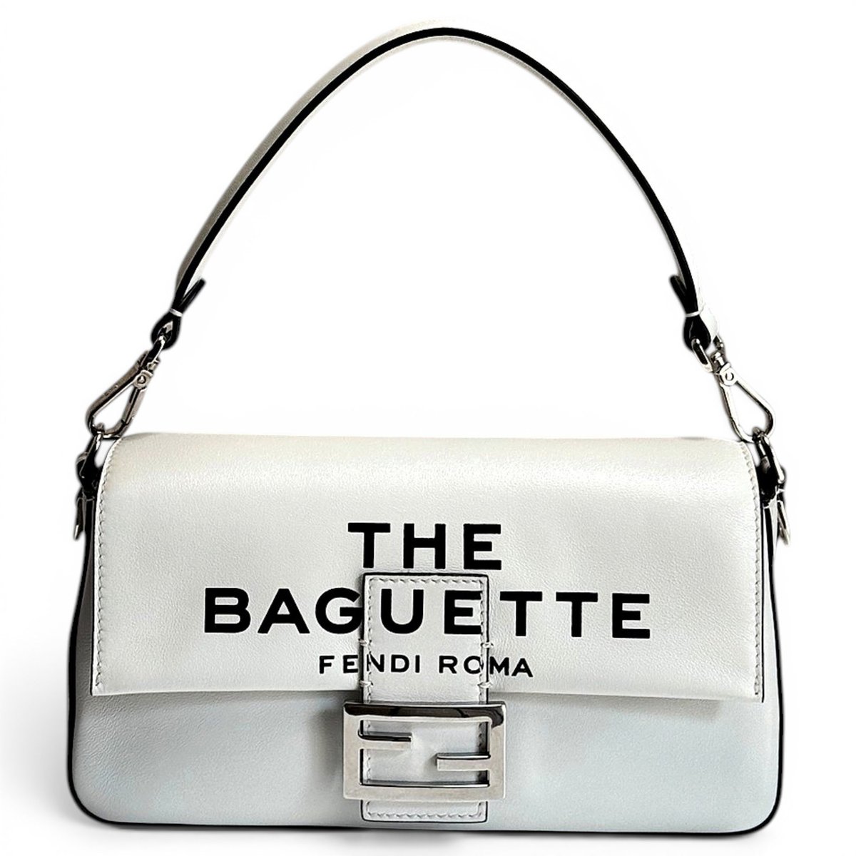 Baguette leather handbag