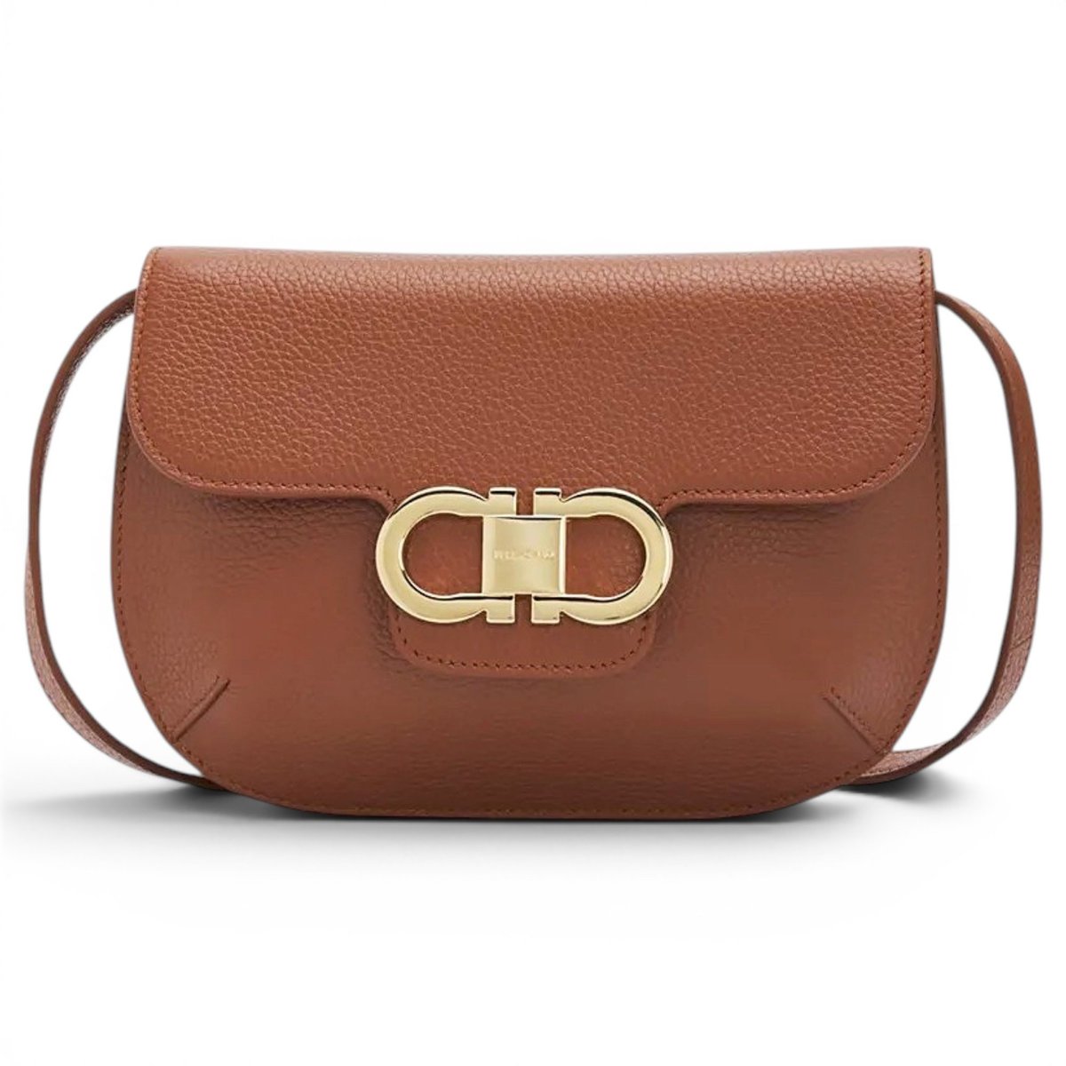 Hug leather crossbody bag