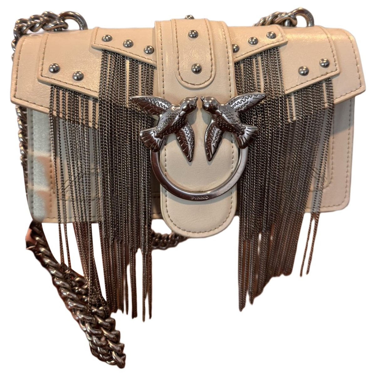 Love Bag leather clutch bag