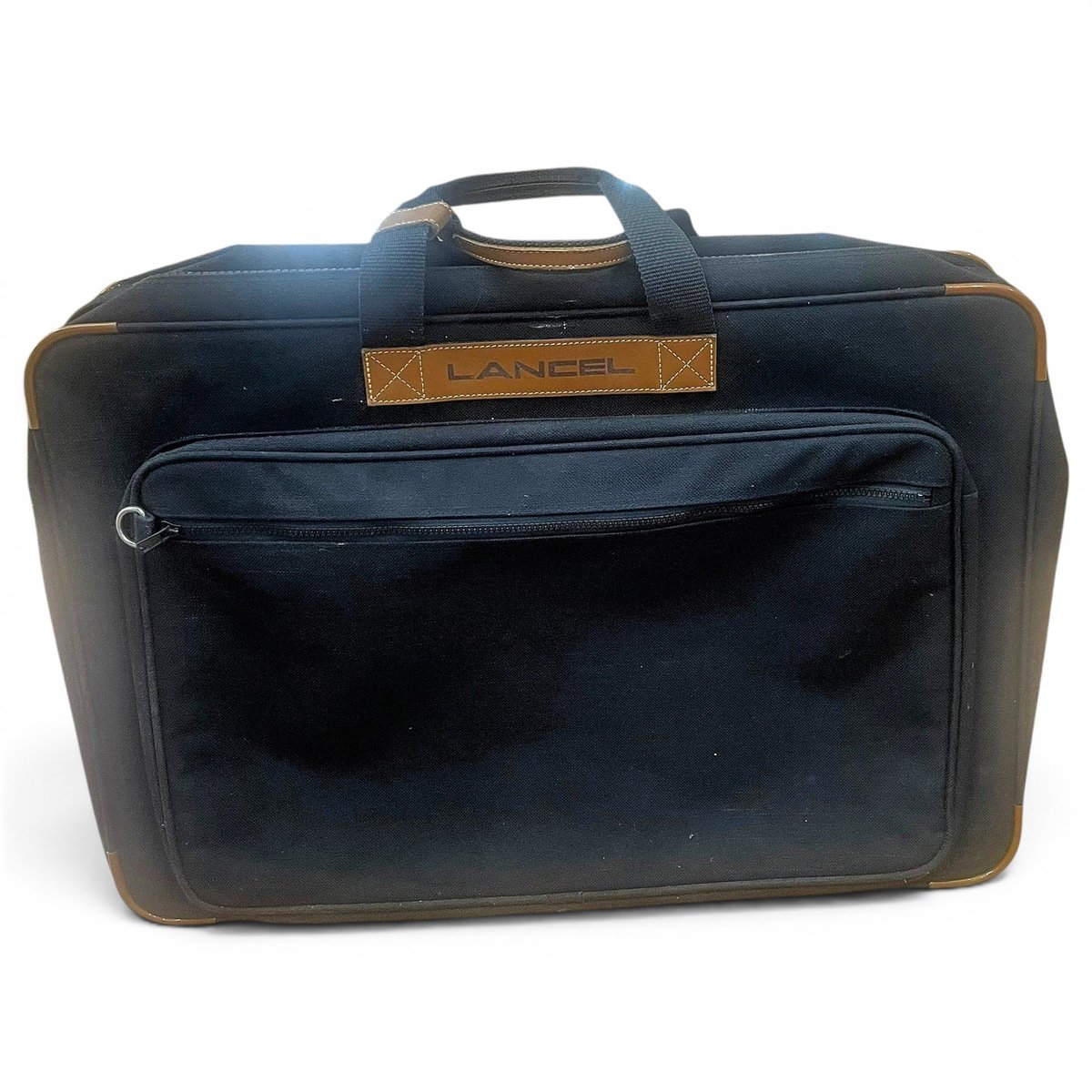 Leather travel bag