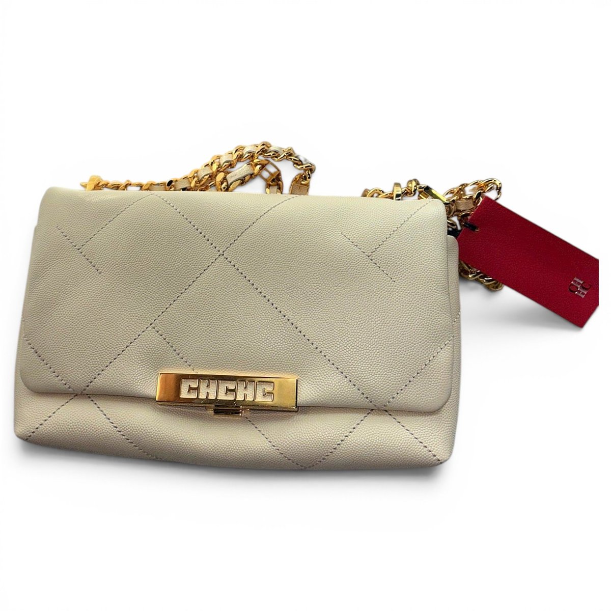 Leather clutch bag